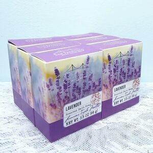 6 Purple Floral Lavender Bath Bar Glycerin Soap San Francisco Soap Co